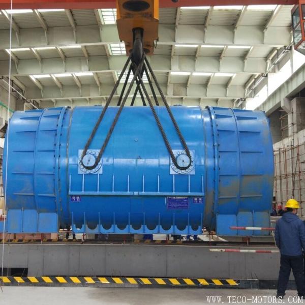 【電廠】京能十堰熱電聯(lián)產工程B標段發(fā)電機定子吊裝完成